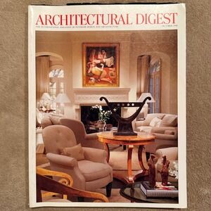 Architectural Digest October 1998 Vintage Magazine Interior Design Architecture
